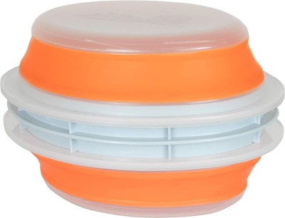 Collapsible Plastic Batter Bowl | Mess-Free Breading Shaker Container & Mixer...