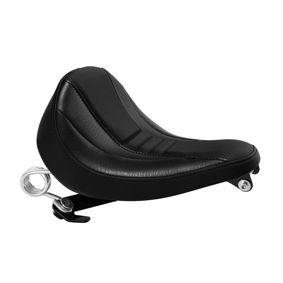 Rider Driver Solo Seat Fit For Harley Sportster XL883 XL1200 2004-2006 2010-2022 - Image 3 of 4