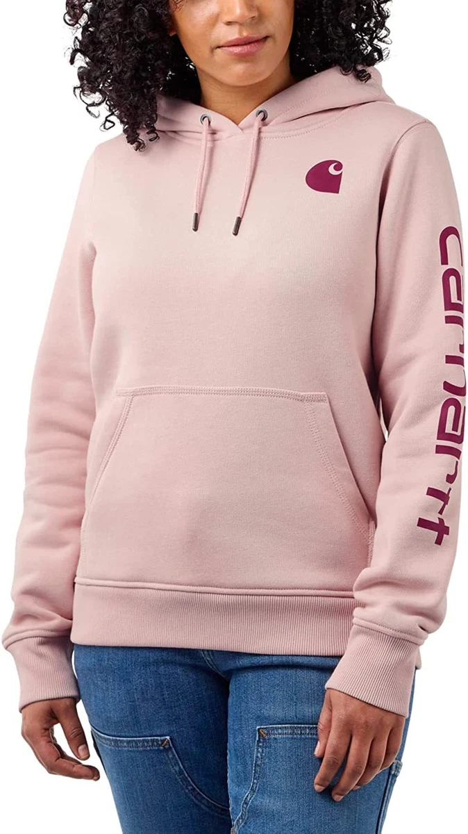 Carhartt Women's Relaxed Fit Midweight Logo Sleeve Graphic