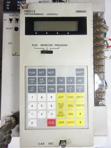 Omron, SYSMAC, rack 8 slot, processore, moduli I/O, C1000H-CPU01-E2V1, usato - Foto 2 di 16