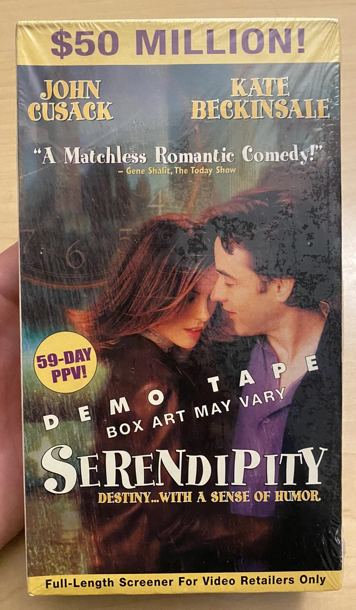 Serendipity VHS Movie NEW Sealed Film DEMO COPY Promo Vintage Tape