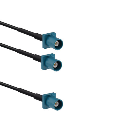 FAKRA Z Male to Y type 2X FAKRA Z Male Splitter Combiner cable pigtail 1M2M