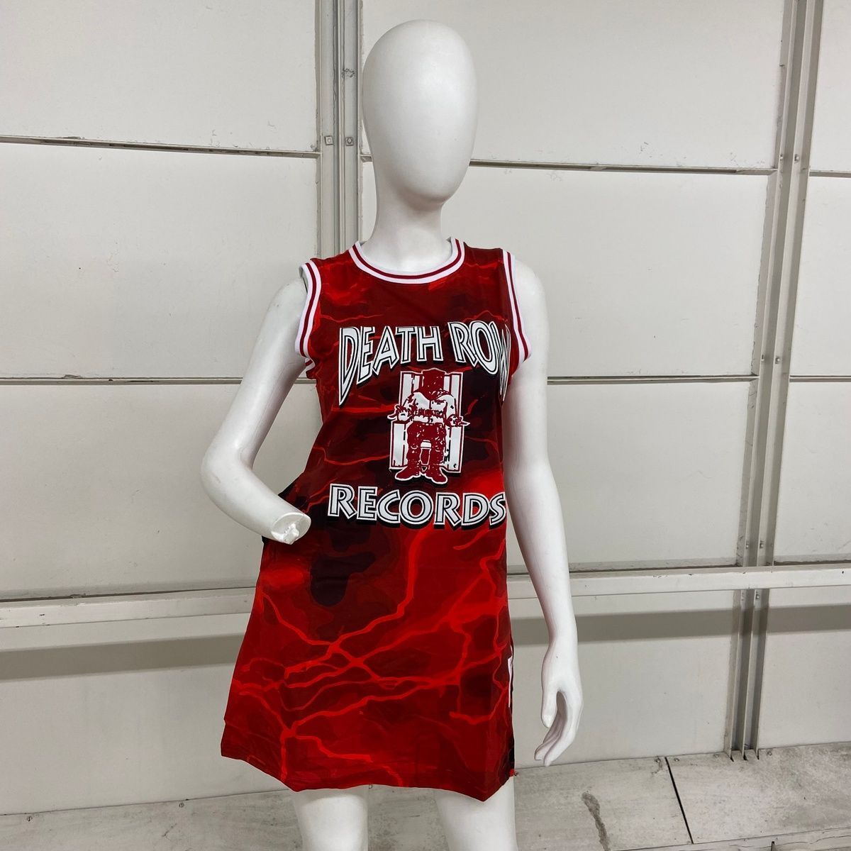 FILA HEADGEAR CLASSICS Death Row Records abito in jersey con fulmini donna M