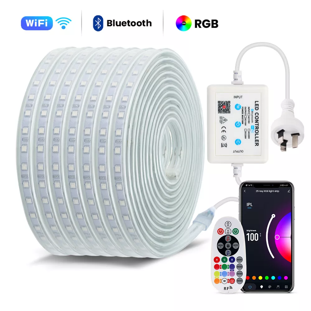25m rgb on sale led strip lights