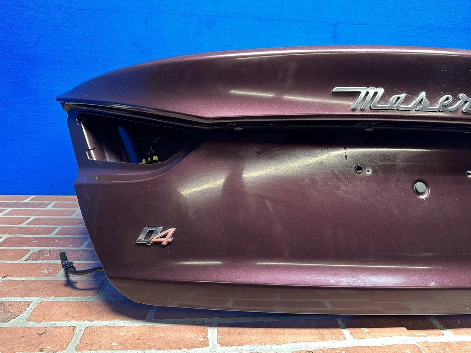 ✅2014-2017 MASERATI QUATTROPORTE S Q4 PURPLE REAR HATCH TRUNK LID OEM - Image 4 of 4
