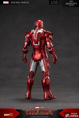 ZD Toys Marvel Avengers 1/10 Iron Man MK33 Action Figure | eBay