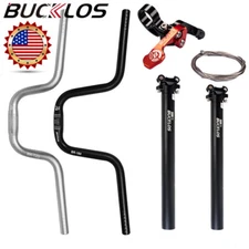 120/160mm High Rise Handlebar 25.4x580mm Aluminum Riser Bar Folding MTB Cycling