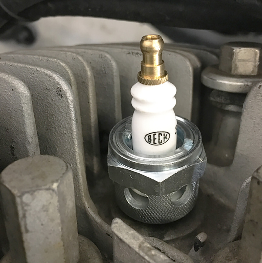 Beck 18mm Air Cooled #3 SPARK PLUGS with POINTS & CONDENSER 1930