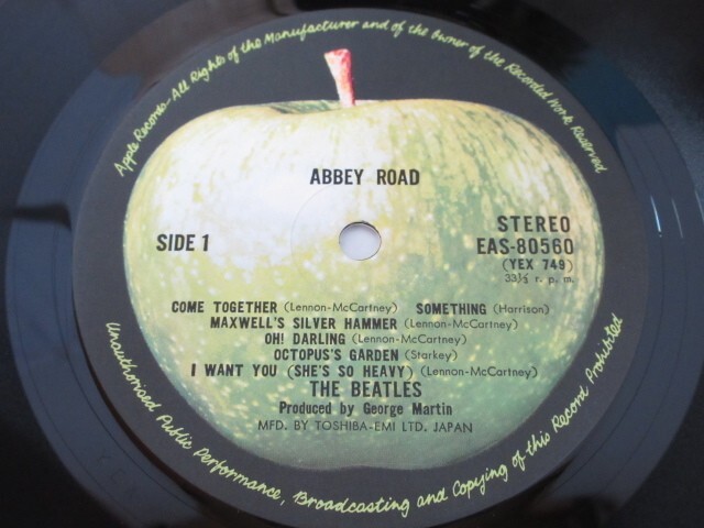 The Beatles Abbey Road レコード AP8815 s-l400.jpg