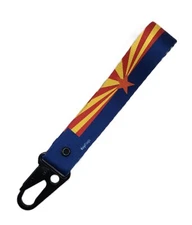 Arizona, Copper Star, Sun flag, Wrist Lanyard, Key Chain, KeyFlags