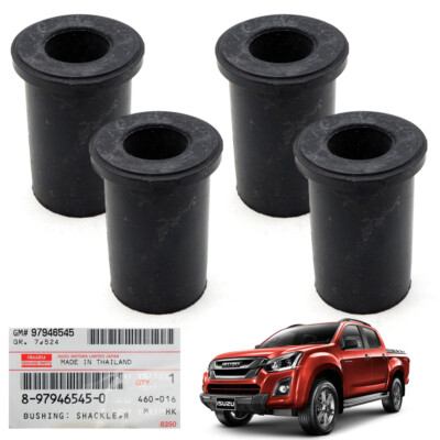 Rear Leaf Spring Shackle Bushing Rubber Long For Isuzu D-Max V-Cross 2012 2019