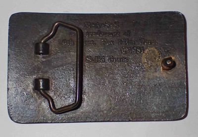 RARE VTG. 1981 M*A*S*H* (MASH) 4077TH SOLID BRASS BELT  display picture 2
