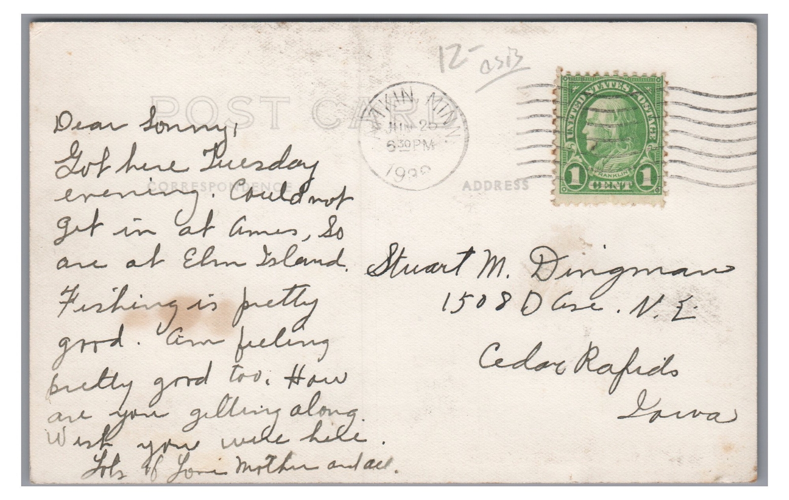 RPPC Main Street Trucks Cars AITKIN MN Minnesota 1939 Real Photo