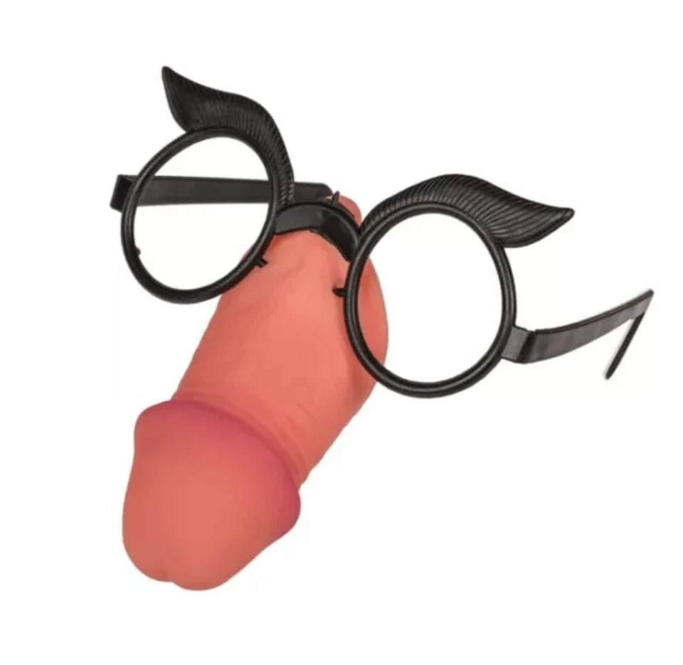 Willy penis nose glasses Funny penis glasses cock nose party gag