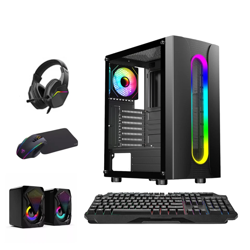 Fast Gaming PC Bundle CORE i5 16GB RAM 240GB SSD + 1TB HDD 4GB GT730 - Image 2 of 4