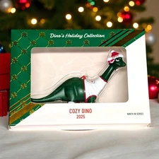 Sinclair Gas & Oil Christmas Ornament Holiday Cozy Dino 9th In Series NEW 2025