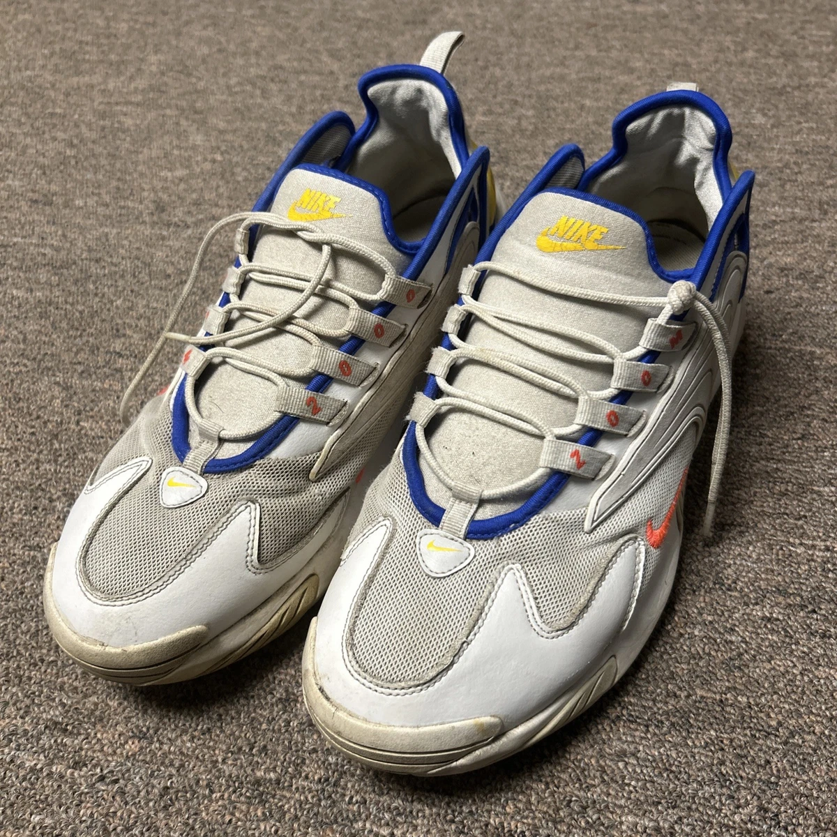 Nike Mens Size 10.5 Platinum Tint White Gold Blue Air Zoom 2000 2K Running Shoes Nike Zoom 2K Platinum Tint | eBay main image 3
