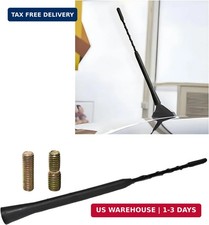 Car Antenna Replacement 9.06 Inch Flexible Rubber Radio Antenna With M5 M6 Thre