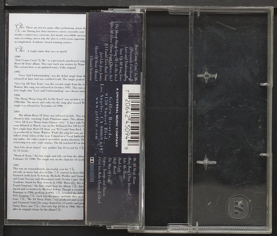 Cher - If I Could Turn Back - MC Cassette [NH14086] USA - Image 2 of 4