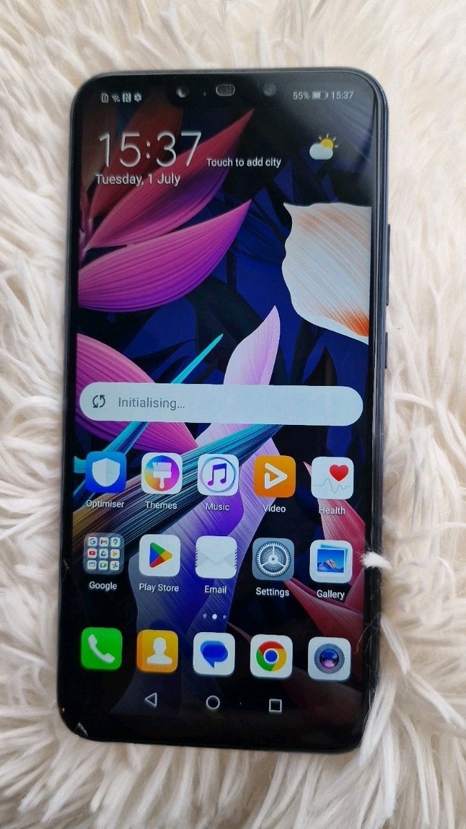 値下げ【美品】HUAWEI Mate 20 lite SNE-LX2 箱付属品付 中古】HUAWEI Mate 20 lite 64GB サファイアブルー SNE-LX2 SIM
