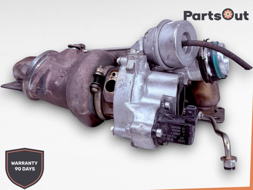 2011 - 2013 BMW X5 X6 E70 E71 35iX - Turbocharger with Exhaust Manifold OEM - Image 3 of 4