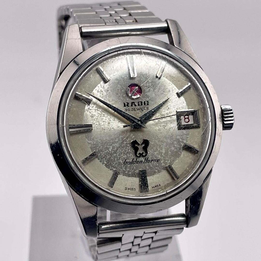 RADO Golden Horse 30 Jewels Auto Men's Watch Vintage Date 35mm