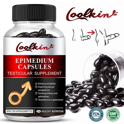 COOLKIN Epimedium – Testosteron-Booster, Steigert Energie, Ausdauer Und Wachsamkeit