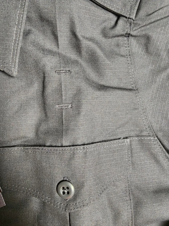 Womens 34 Reg Flying Cross Fx Class B Oxgord Gray Long Sleeve Uniform Shirt - Image 3 of 4