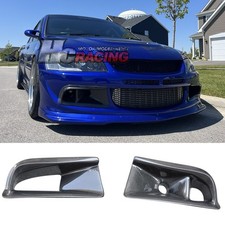 Fits Mitsubishi Evolution Viii Evo 8 Carbon Fiber Front Bumper Air Intake Ducts Fits Mitsubishi Evolution Viii Evo 8 Carbon Fiber Front Bumper Air Intake Ducts