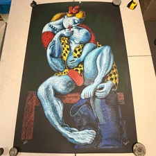 YUROZ 'The Kiss' - Yuri Gevorgian SIGNED & NUMBERED Serigraph Print - 40 x 60 "