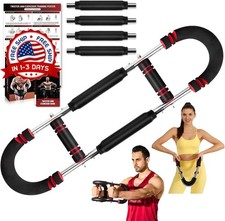 Entrenador de Brazos y Pecho Twister - Resistencia Ajustable 30-120 lbs, Port ti
