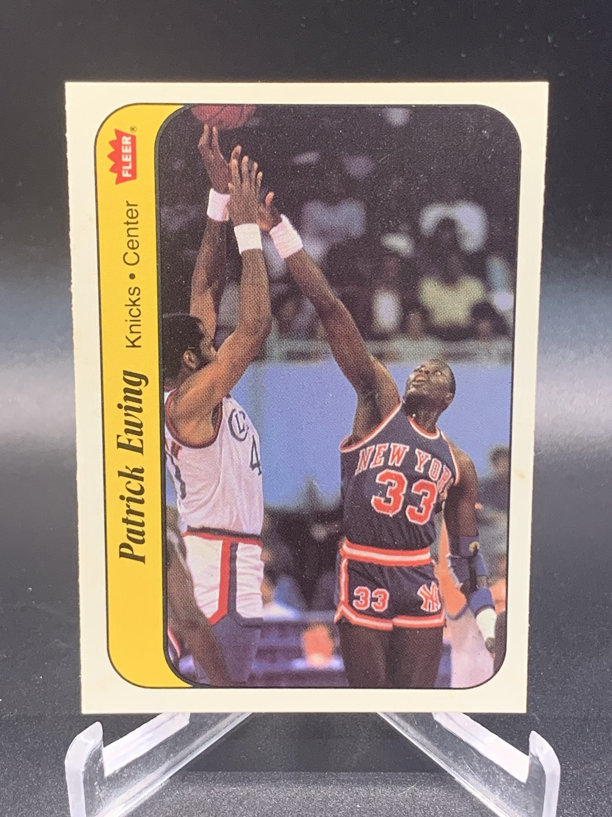 1986/87 Fleer Stickers Patrick Ewing #6