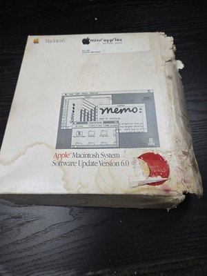 Apple Macintosh System Update Version 6.0 Vintage