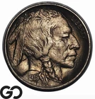 1913 Buffalo Nickel Type 1, Lustrous Choice BU++, Sharp