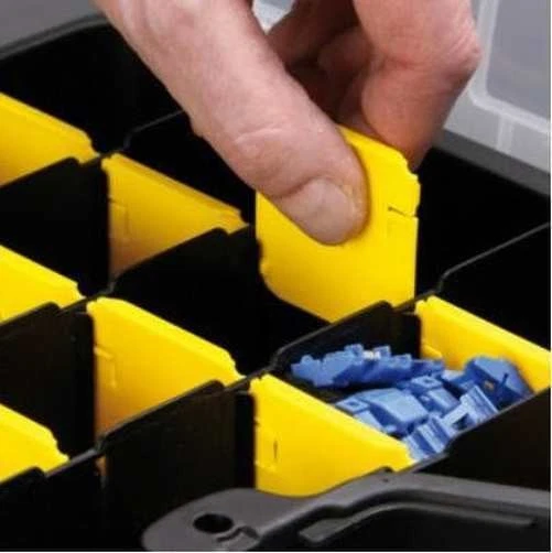 Allit Sortimentskasten Schraubenbox Kleinteilemagazin Werkzeugkasten Basic 47/7 - Bild 4 von 4