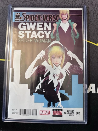 EDGE OF SPIDER-VERSE #2 NM- The First Appearance of Spider-Gwen!