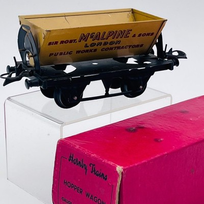 Vintage Hornby Trains Spur O Sir Robert McAlpine Hopper Wagon verpackt - Meccano.