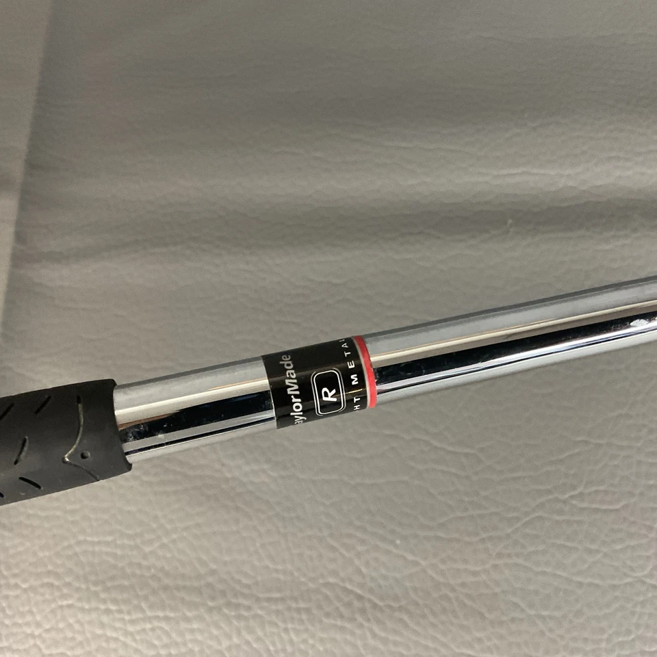 Varilla de grafito de hierro TaylorMade rac OS única 6 rígida flexible para hombre zurdo buena Foto 3 de 4