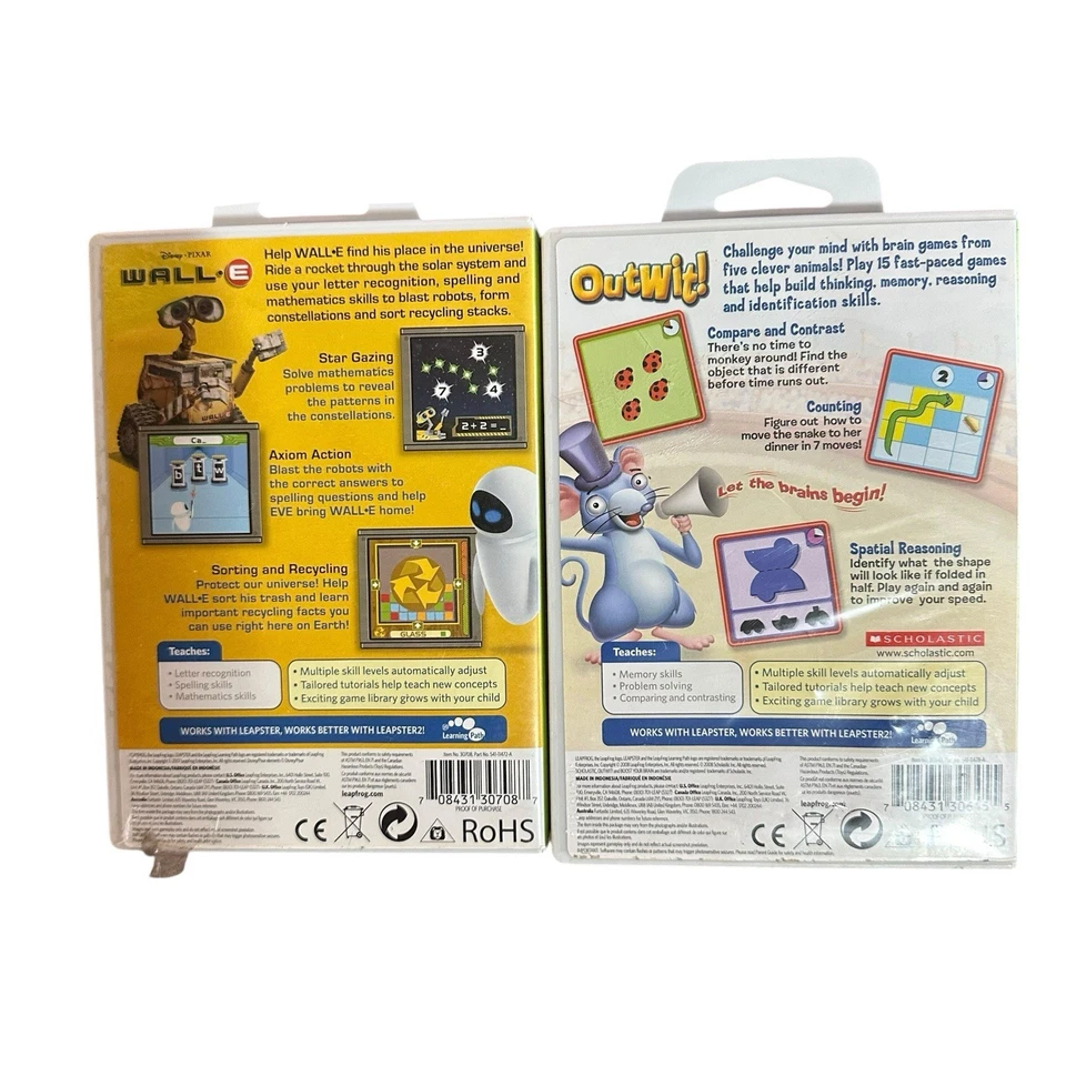 Leapfrog Leapster Lot 11 Assorted Learning Games Star Wars Nemo I Spy Toy Story - Image 3 of 4