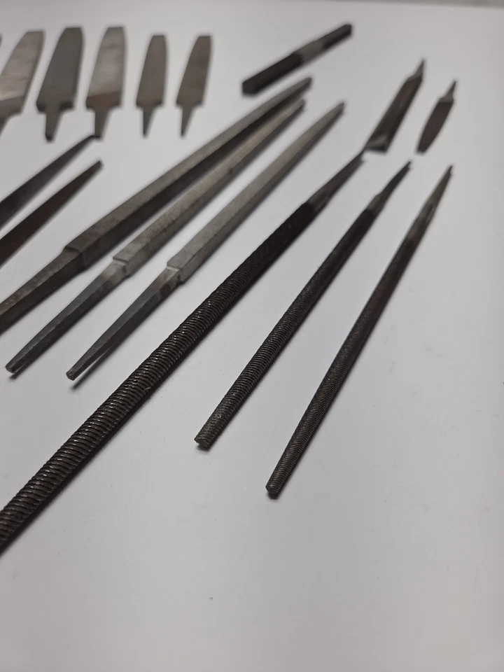 Vtg hand file tool lot rasp mill bastard nucut Nicholson black diamond Croos cut - Image 4 of 4