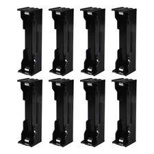 8Pcs 18650 Battery Case Holder 1 Slots X 3.7V DIY 18650 Battery Storage Box, in