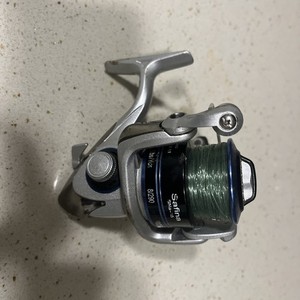 Okuma Safina SNA-35 Spinning Reel Cast Fishing Silver & Blue 1-Bearing