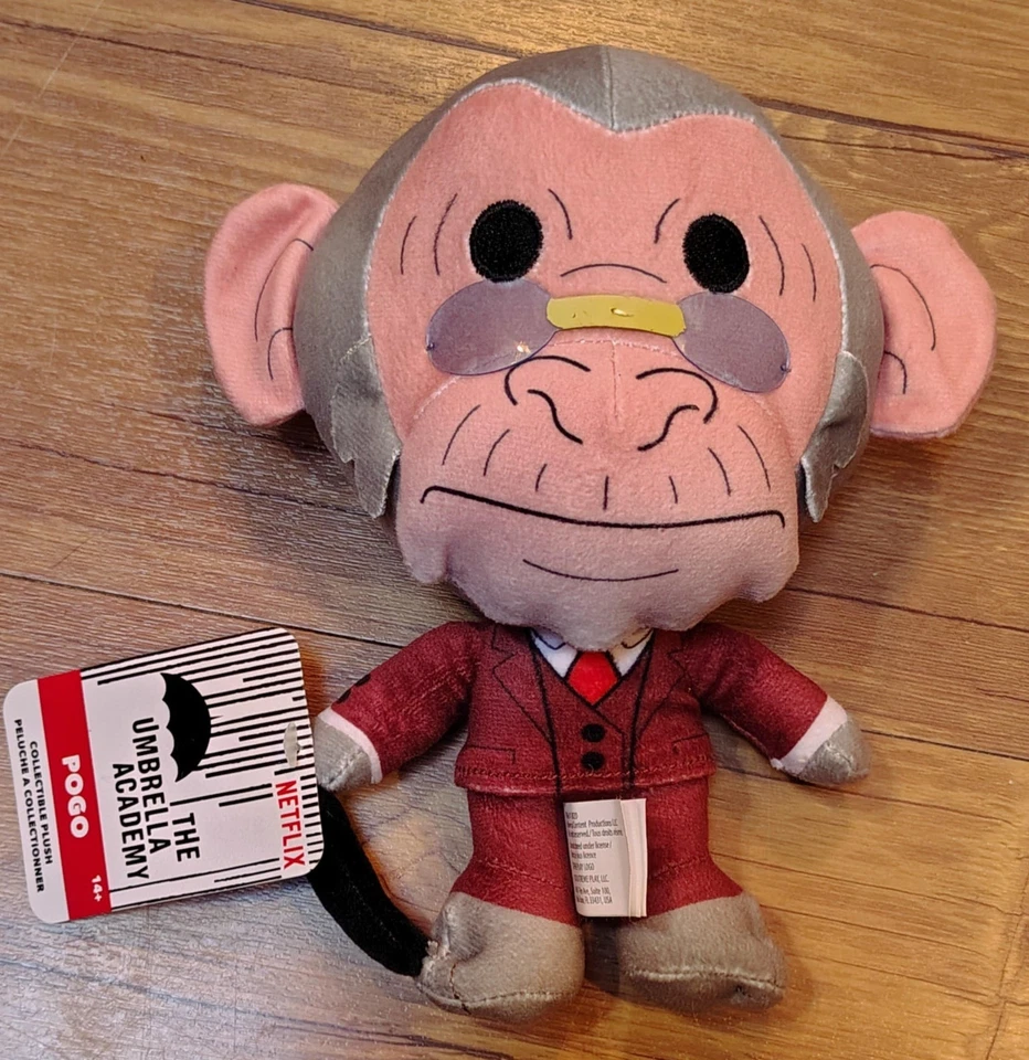NETFLIX THE UMBRELLA ACADEMY - POGO - 8" PLUSH - NEW WITH TAG - Image 4 of 4