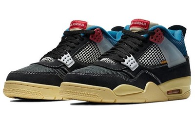 Size7-14JORDAN 4 Retro Union Off Noir Men DC9533-001 New Authentic