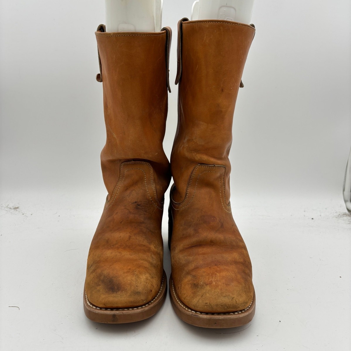 Vintage Landis Campus Ranch Leather Western Boots Men