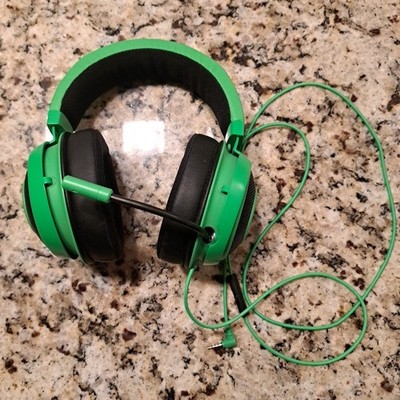Razer Kraken Gaming Headset RZ04-0283 Lightweight 3.5 mm Audio Jack   Green 