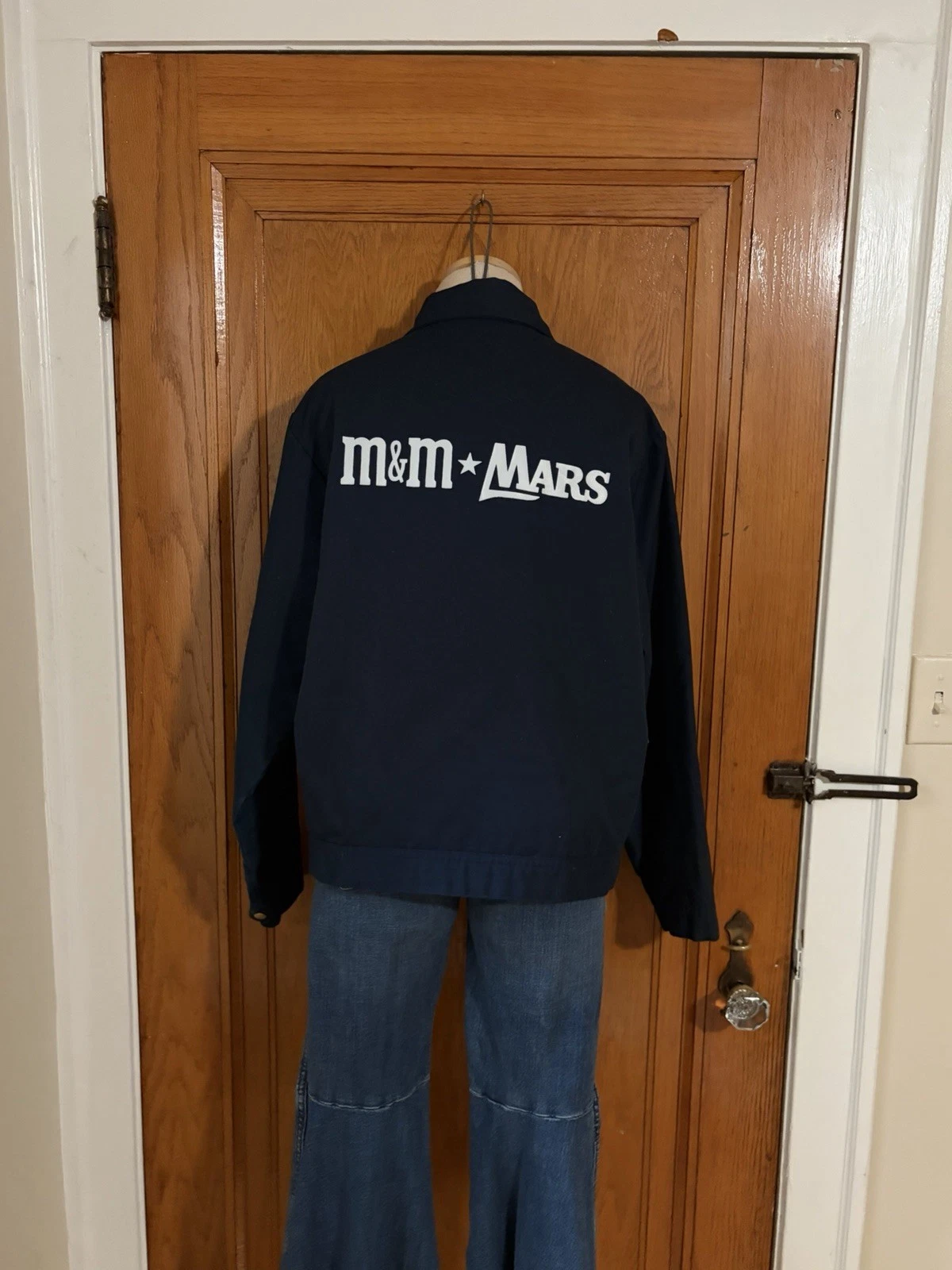 Vintage Universal Overall M&M Mars Work Jacket Mens Medium Navy Talon Zip Union image 5