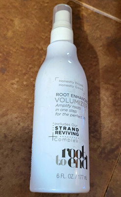 Root to End Root Enhancing Volumizer Spray 6 fl oz Biotin Panthenol Vegan