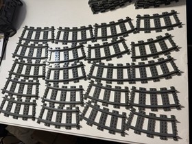 READ Lego City Train Tracks Lot Of 81 Track Pieces And Parts From Set 7897 READ
