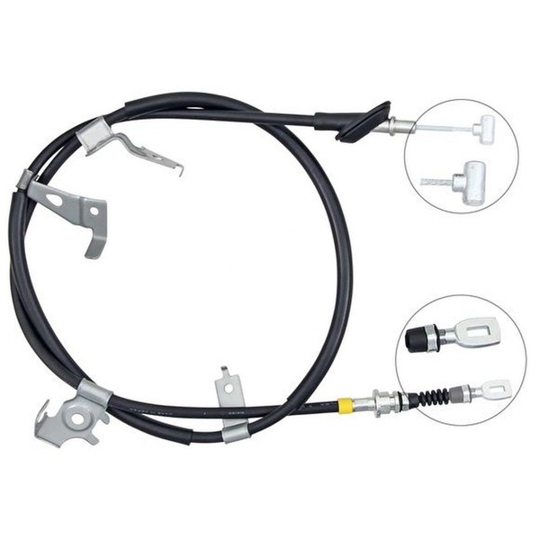 Seilzug Feststellbremse 1.620 Mm Scheibenbremse A.B.S. FüR U.A. Suzuki SX4-image